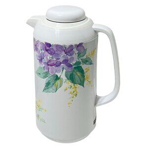 Mikasa Savoir Vivre Meadow Splendor Thermal Carafe Hot And Cold Beverage Vintage
